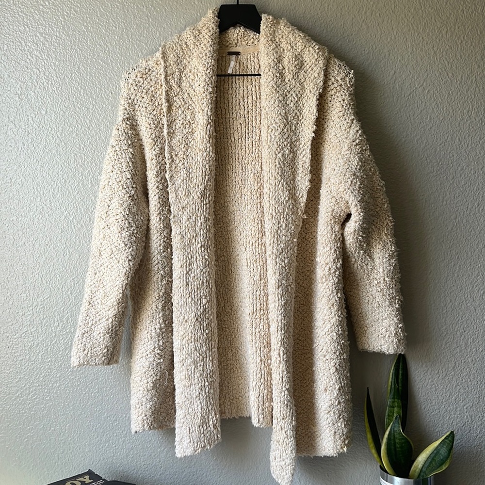 Free people knitted cardigan oversize xs
